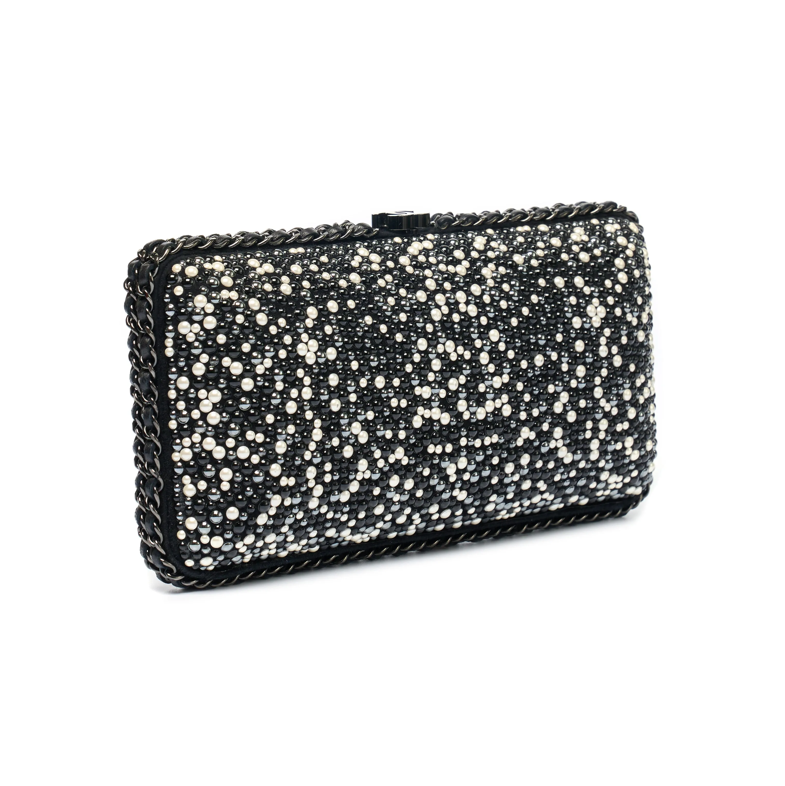 Beaded Pearl Clutch