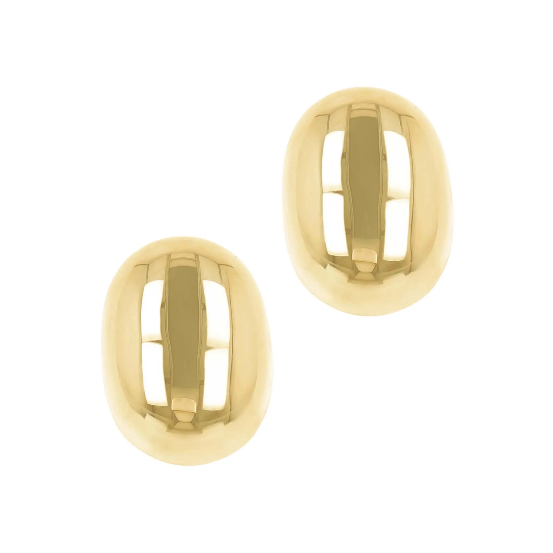 Bellissimo Bronzo Italian Polished Cabochon Earrings