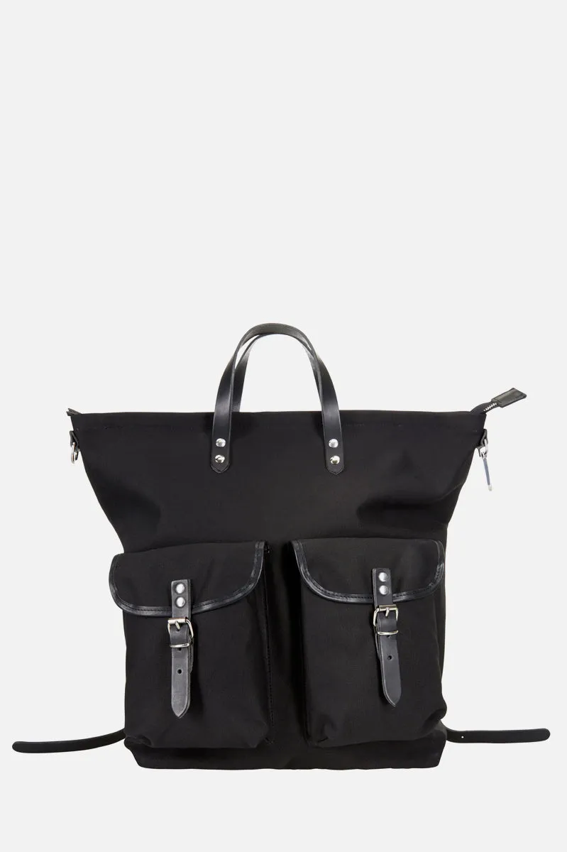 Black Canvas Rucksack