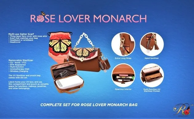 BSM-Art Rose Lover Monarch Bag Set