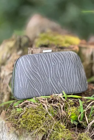 Dance Clutch - Dark Silver