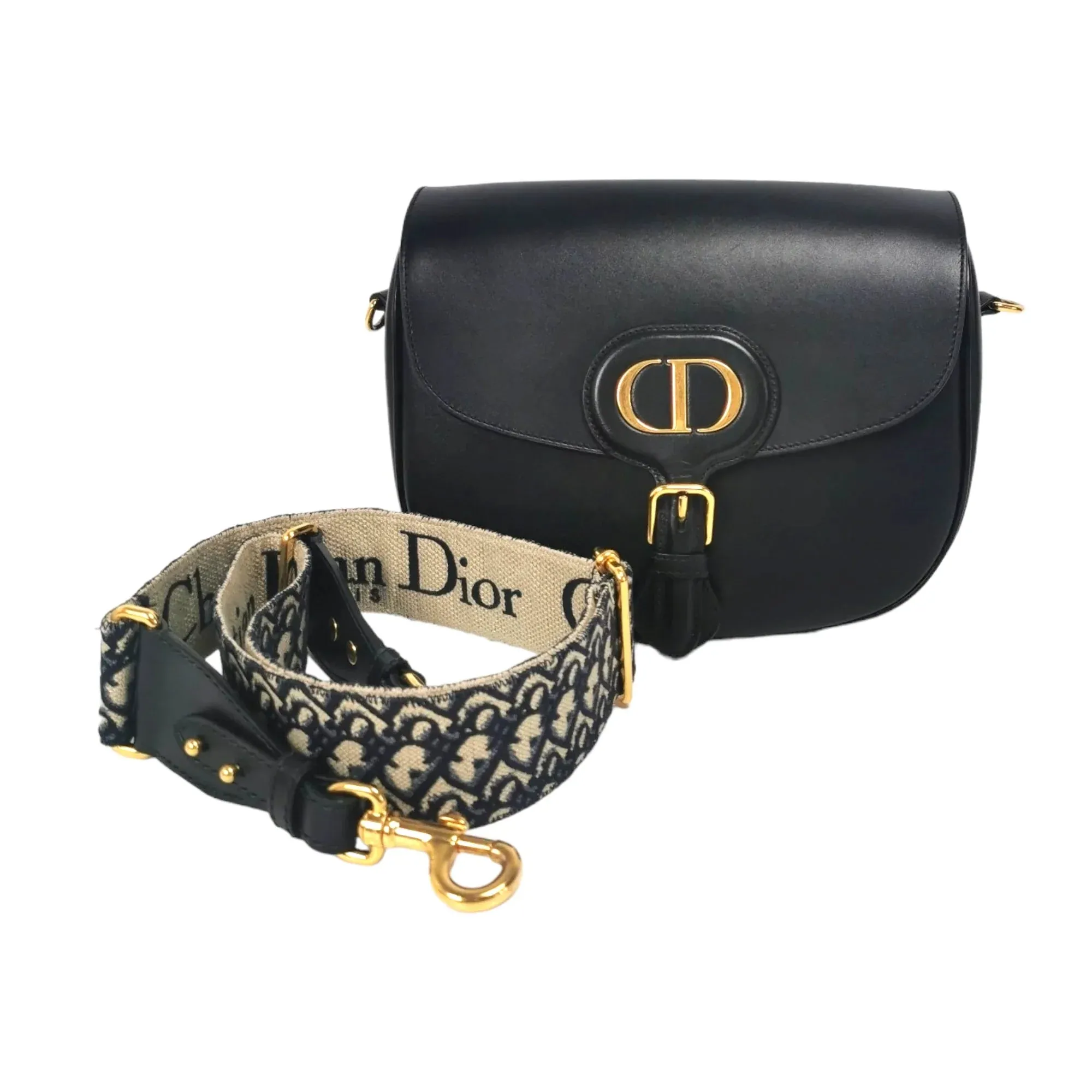 Dior Bobby Bag Large Black Box Calfskin