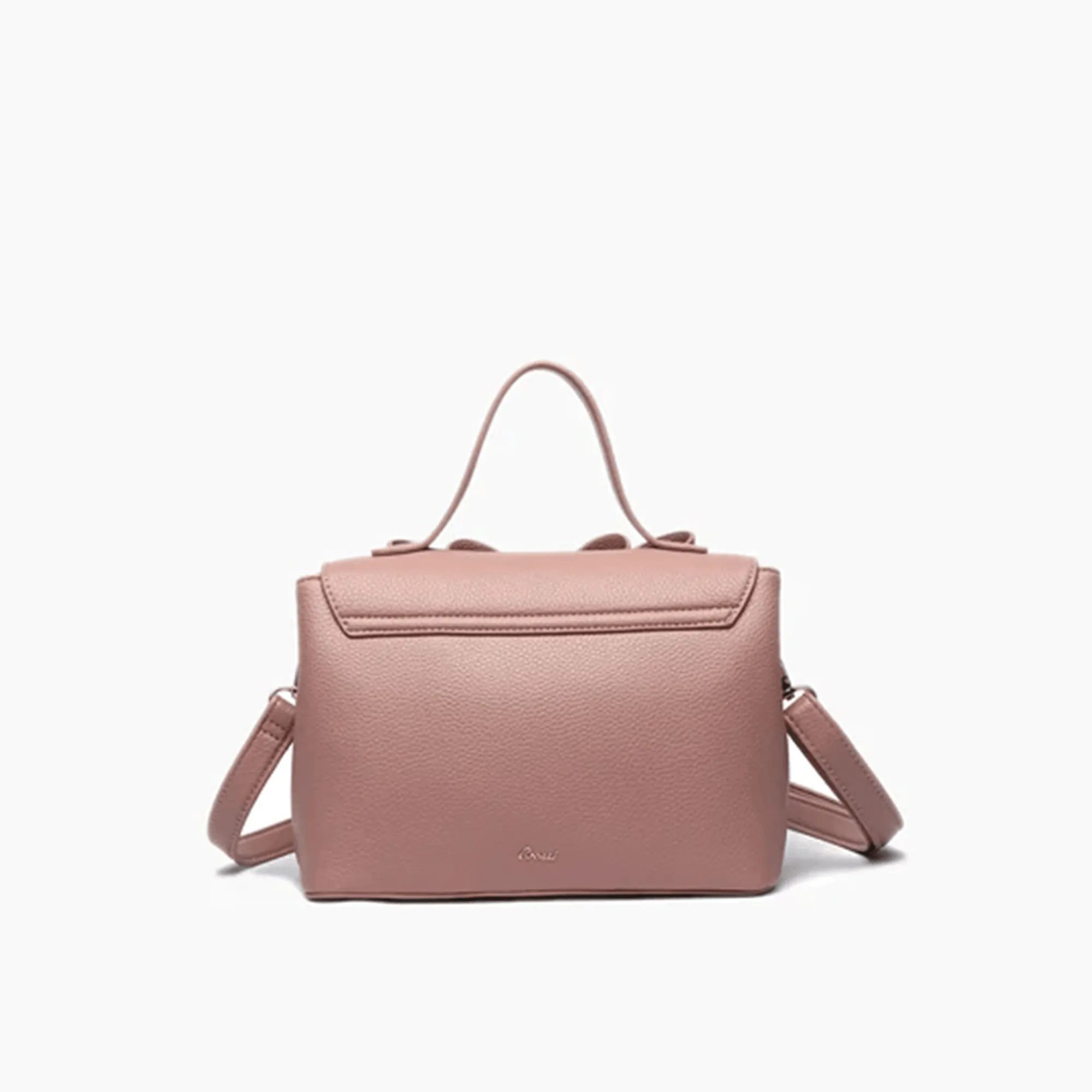 Eva Double Bow Crossbody Satchel Bag