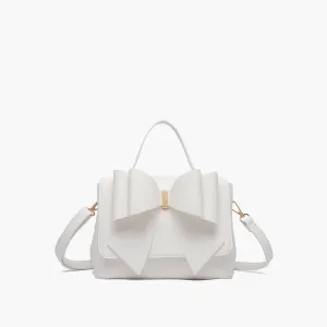 Eva Double Bow Crossbody Satchel Bag