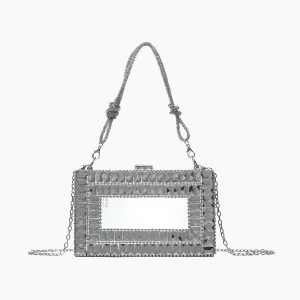 Felix Rhinestone Evening Clutch Bag