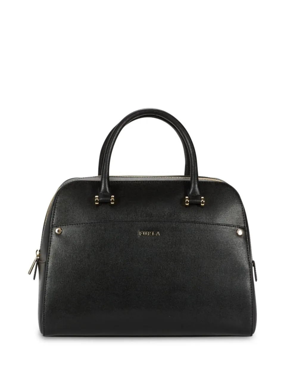 Furla Margo Elena Textured Leather Satchel