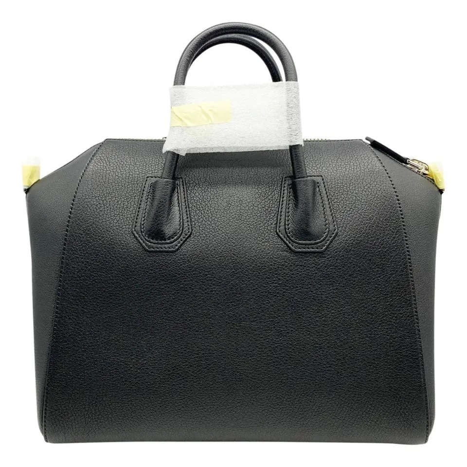 Givenchy Antigona Medium Sugar Black Leather Satchel