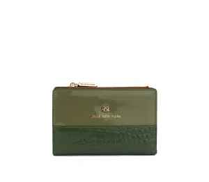 Gunas New York Madison Green Vegan Leather Wallet