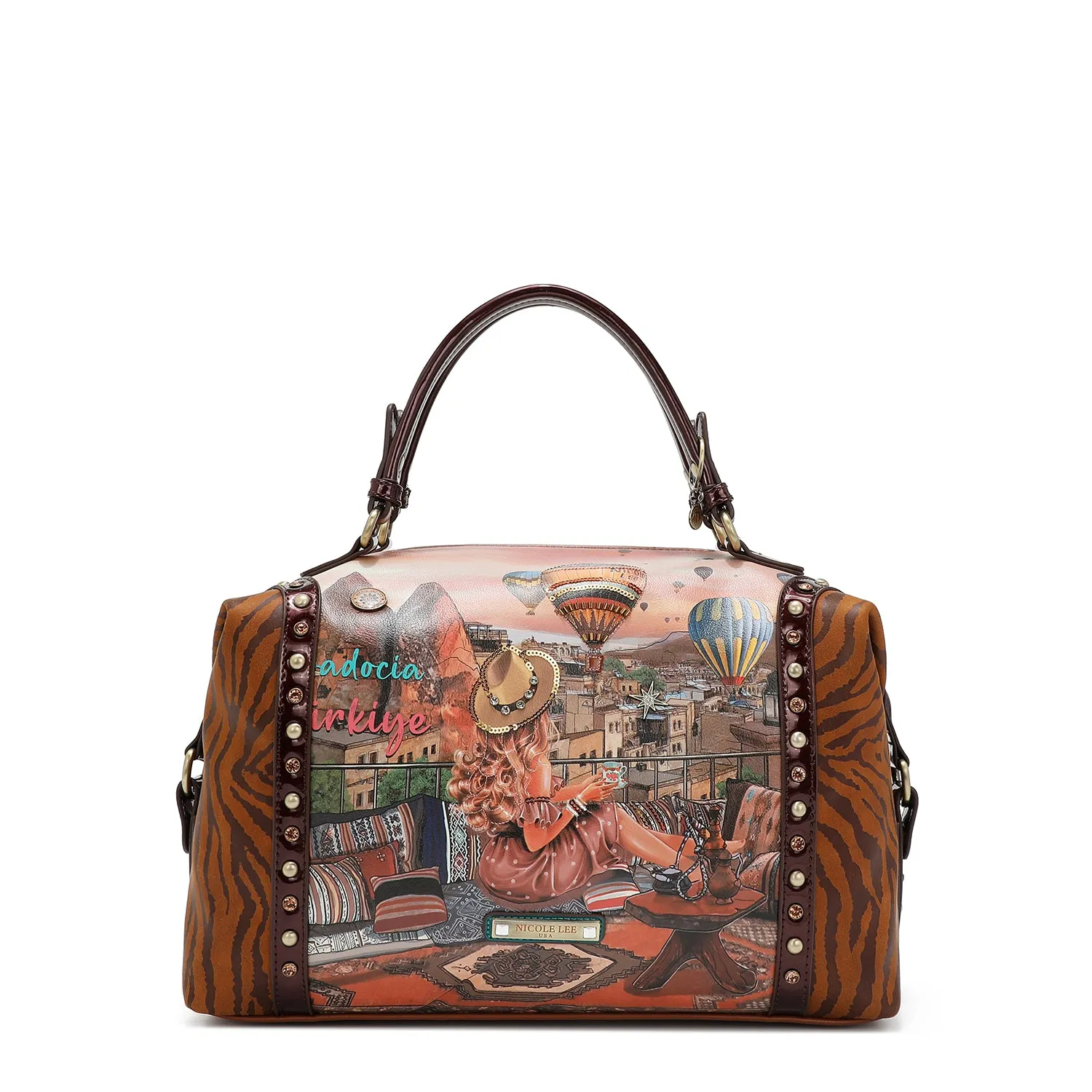 HEAVEN ON EARTH WIDE SATCHEL