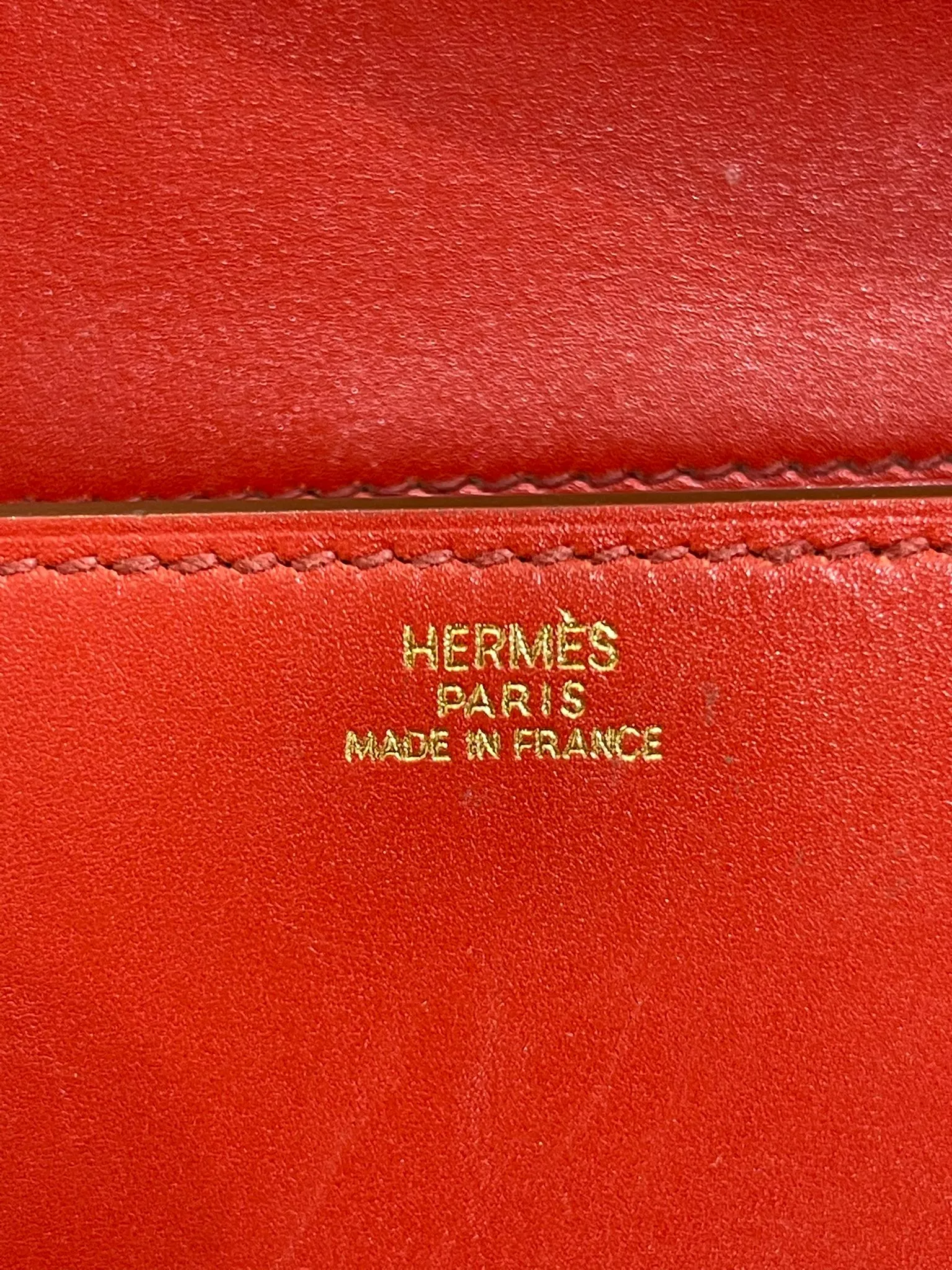 Hermes Leather Medor Clutch Bag