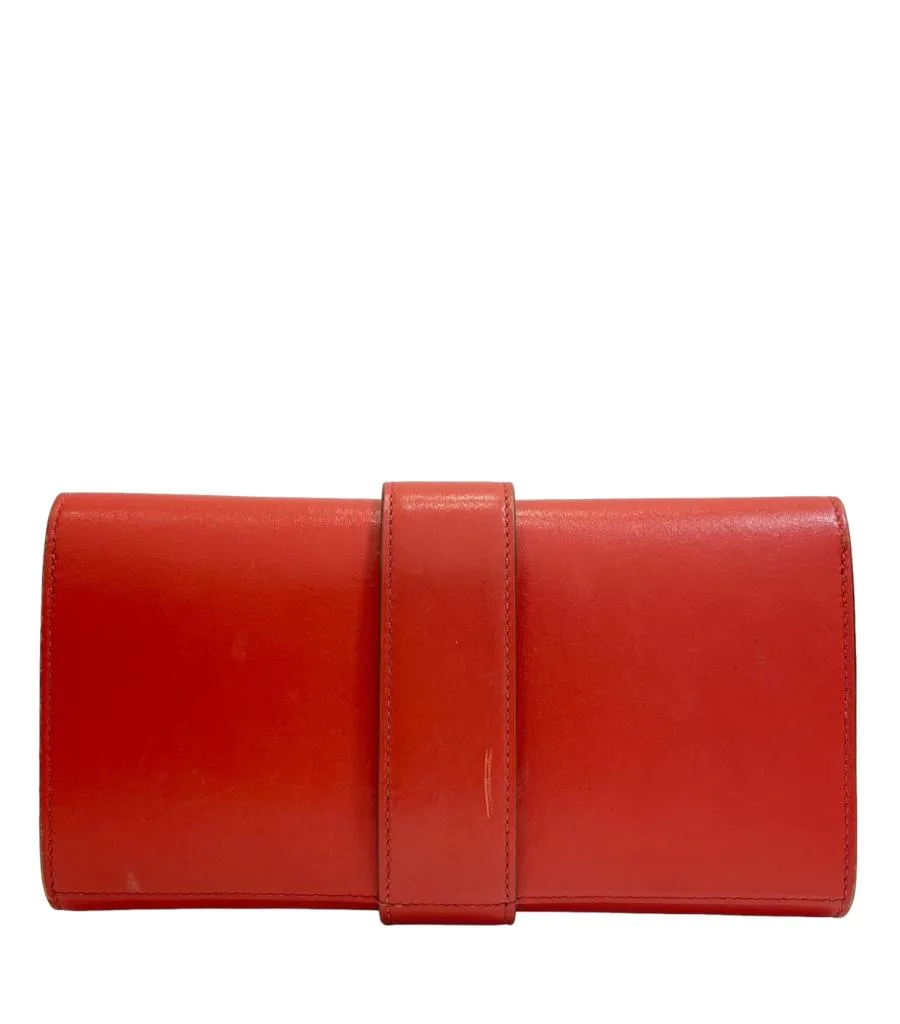 Hermes Leather Medor Clutch Bag