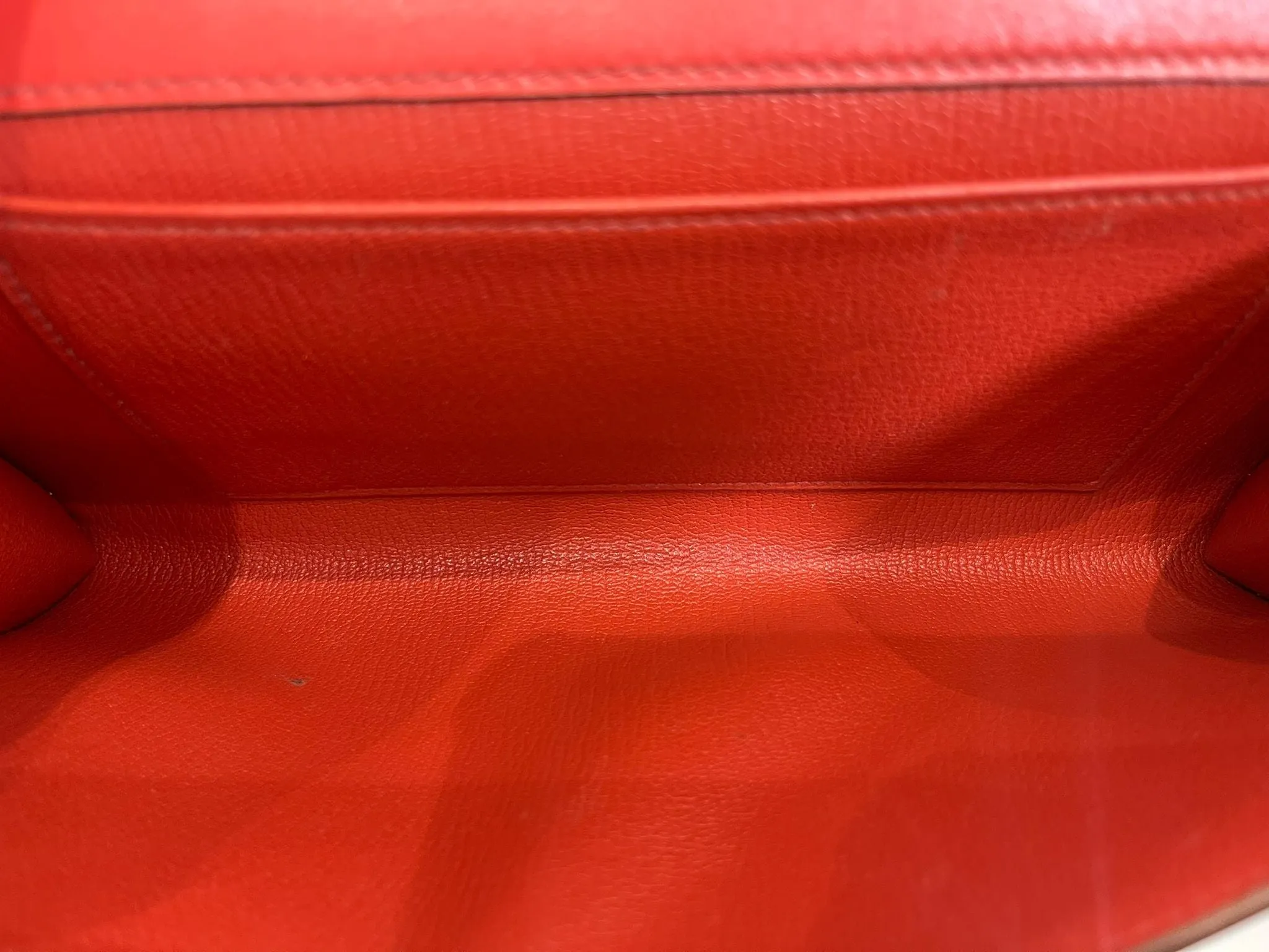 Hermes Leather Medor Clutch Bag