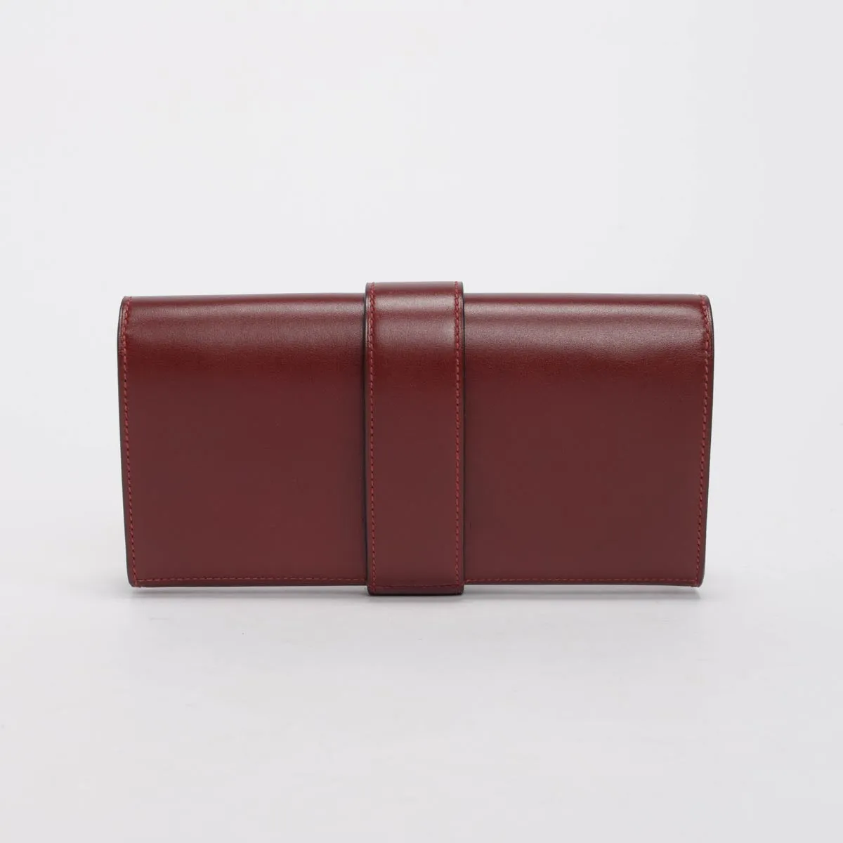 Hermes Rouge H Tadelakt Medor 23 Clutch