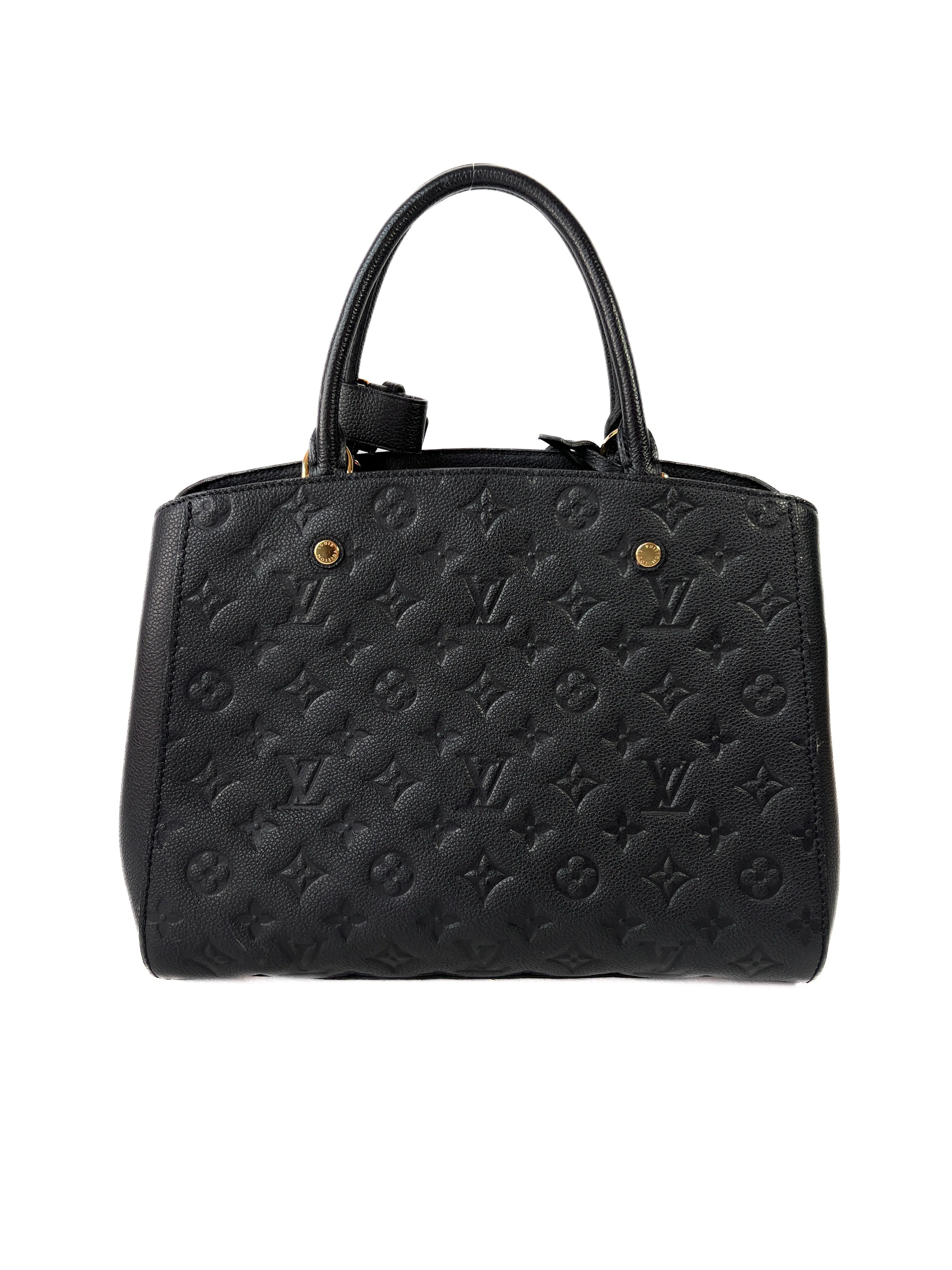 Louis Vuitton black empreinte Montaigne 2014