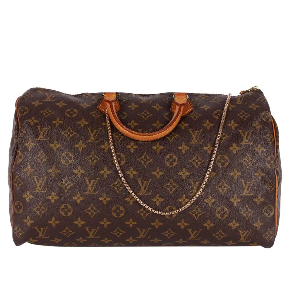 Monogram Speedy 40 Satchel (Authentic Pre-Owned)