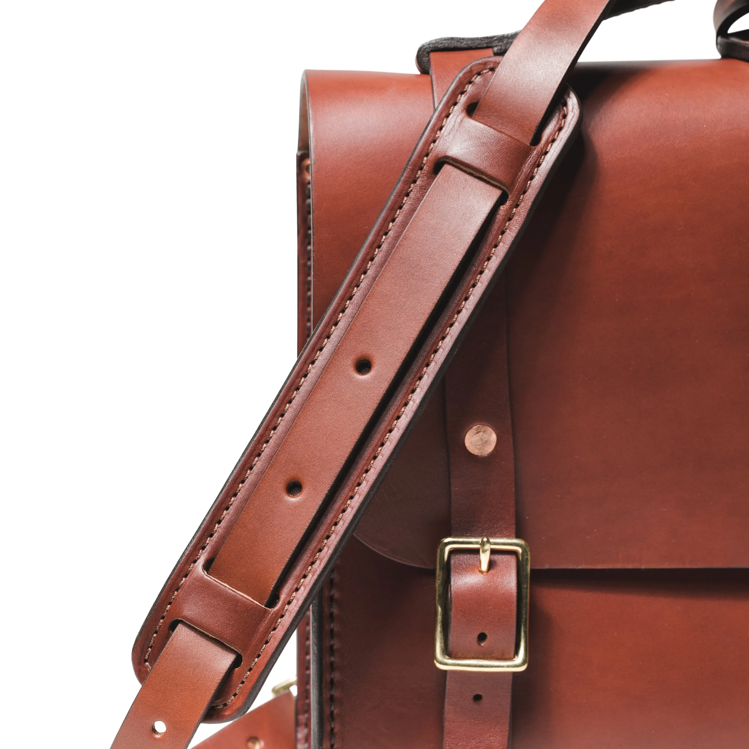 Porter Satchel // Medium Brown