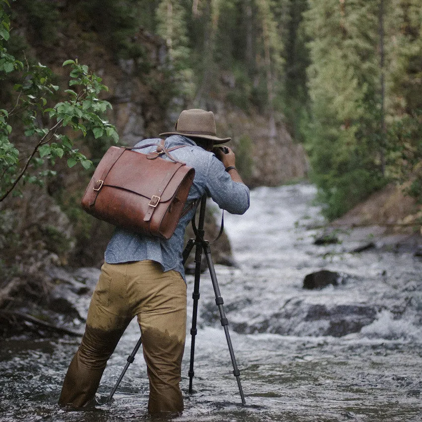 Porter Satchel // Medium Brown