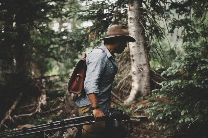 Porter Satchel // Medium Brown