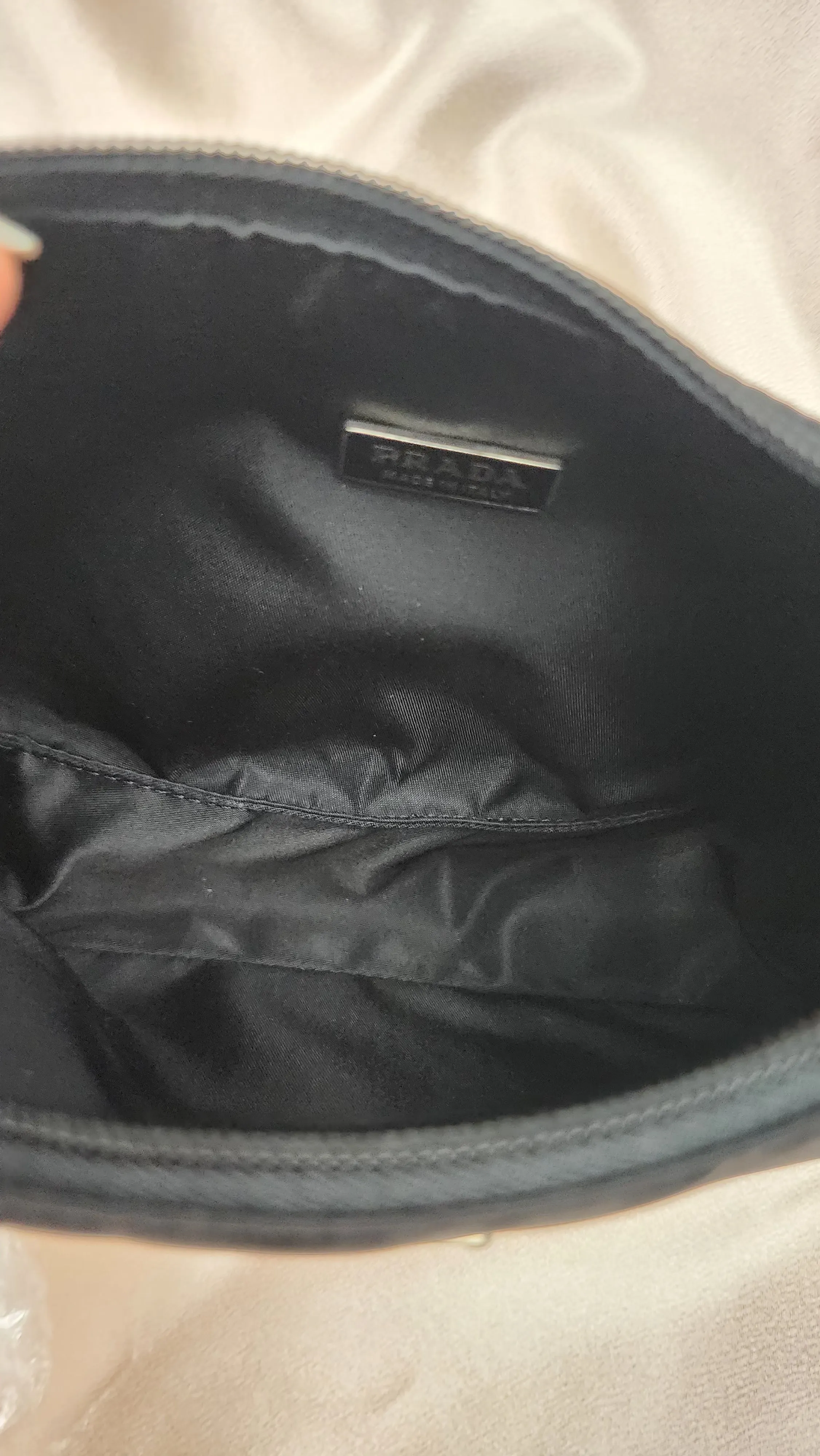 Prada Mini Black Nylon Shoulder Bag - 1312