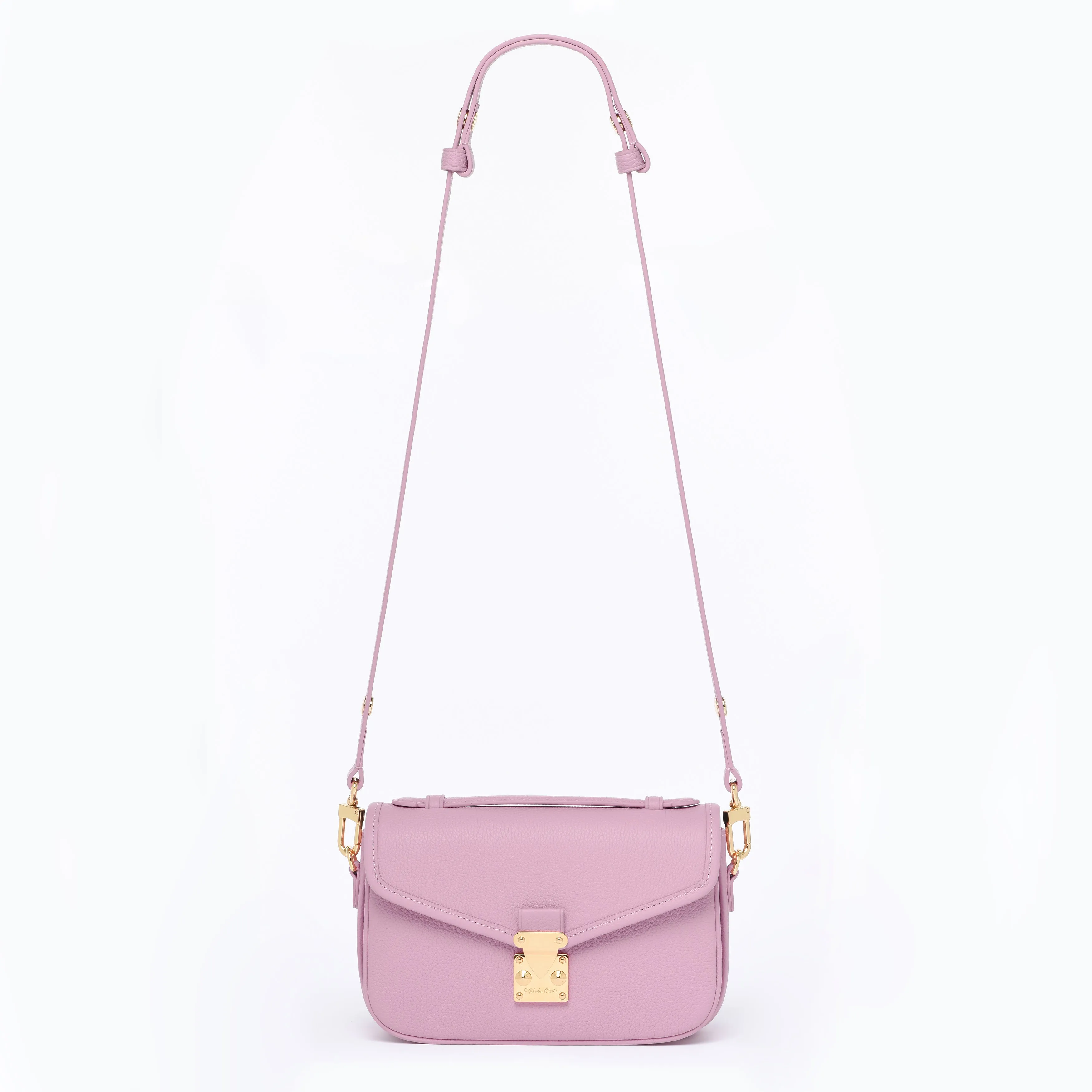 PRE ORDER - Dusty Pink - "Le Petit Paris15" Crossbody bag - Gold Hardware