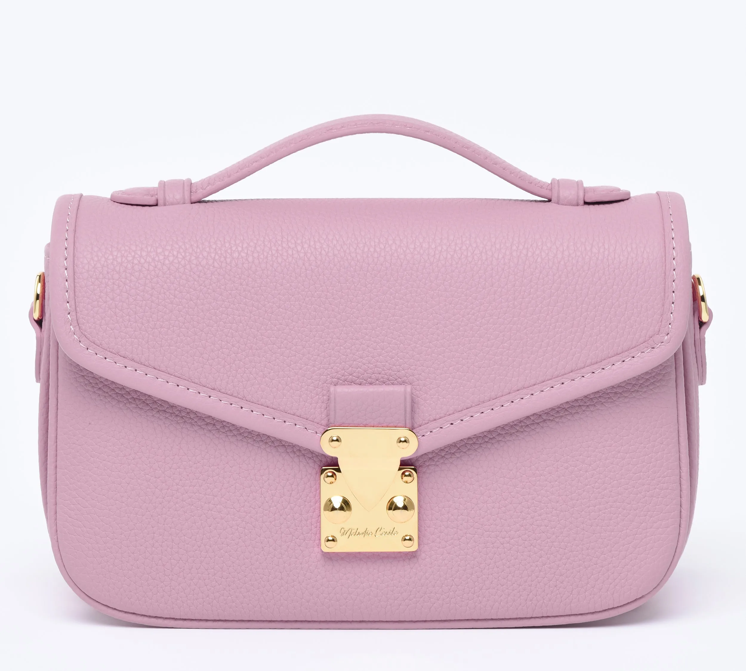 PRE ORDER - Dusty Pink - "Le Petit Paris15" Crossbody bag - Gold Hardware