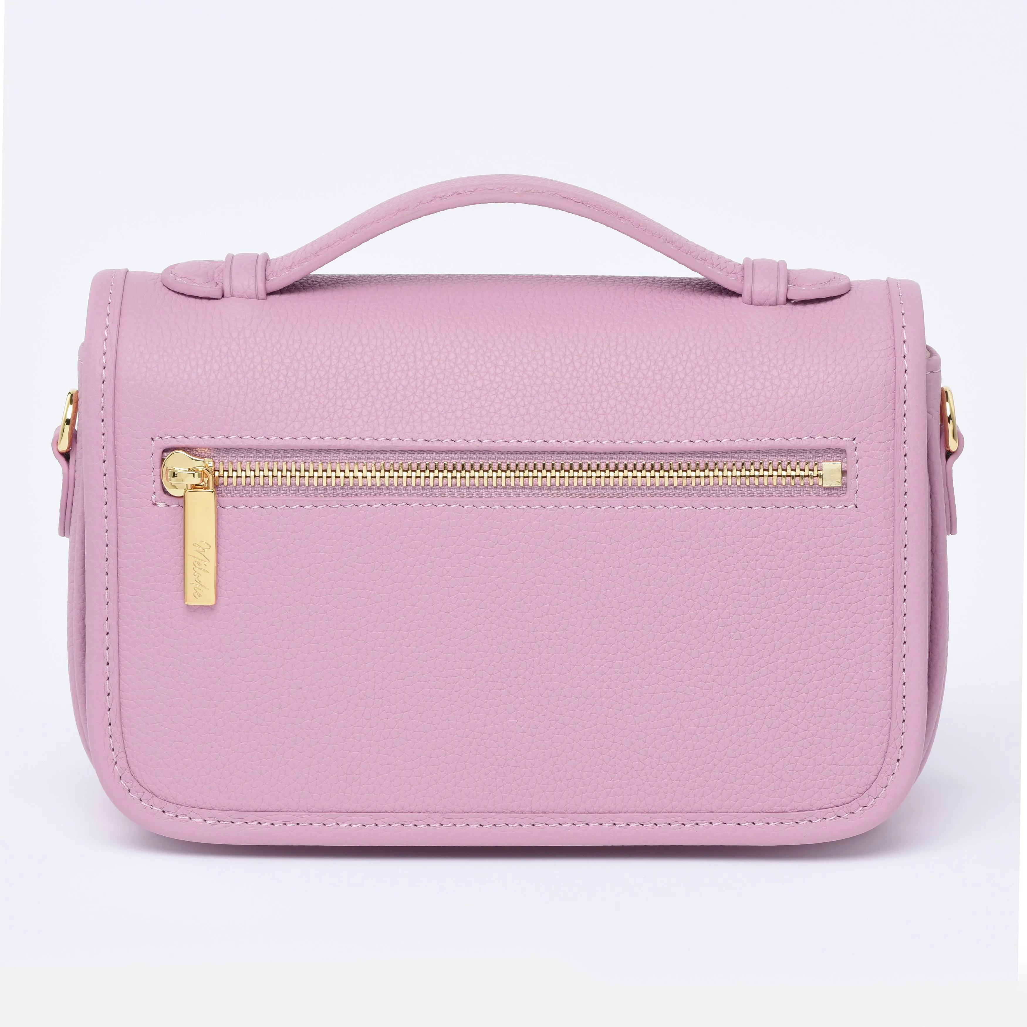 PRE ORDER - Dusty Pink - "Le Petit Paris15" Crossbody bag - Gold Hardware