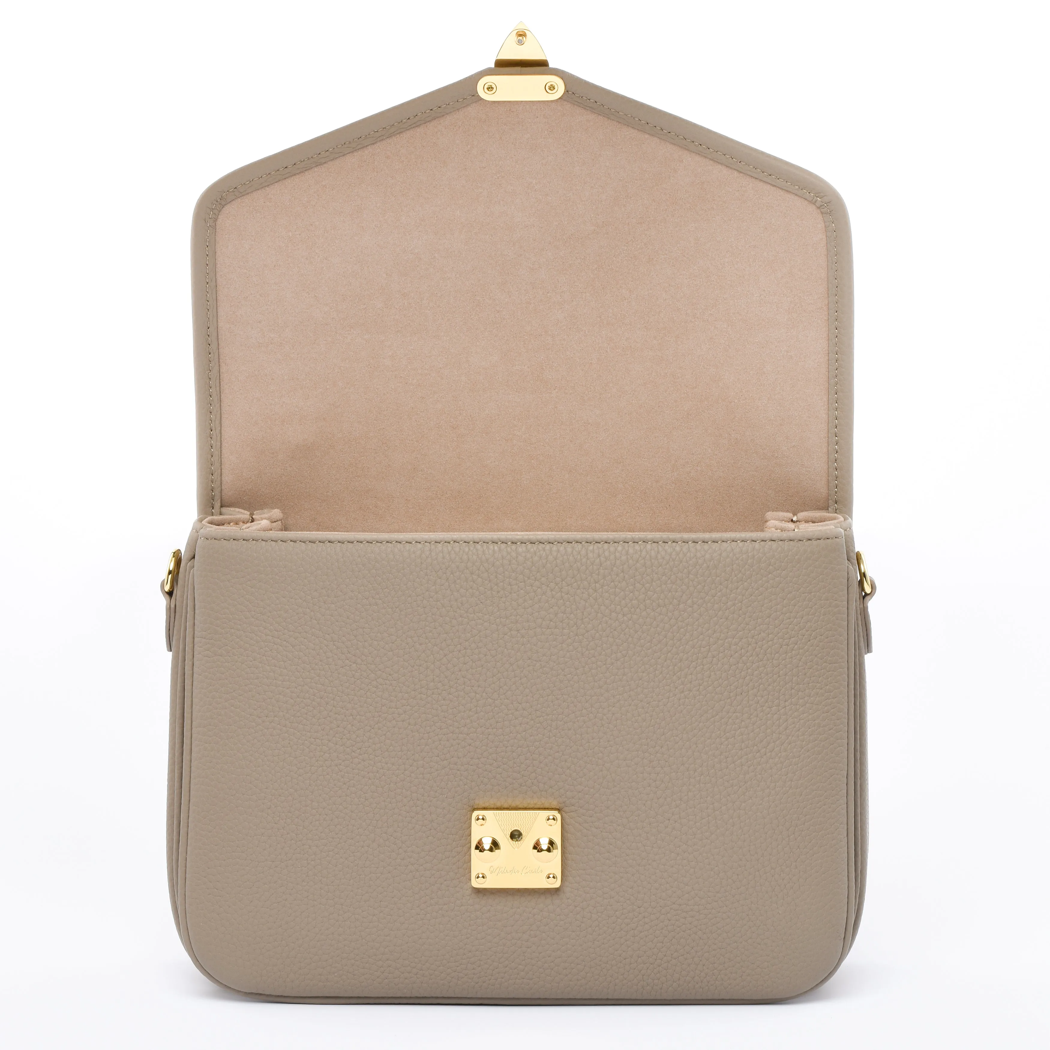 PRE ORDER - TAUPE - "Paris 15" Satchel Crossbody bag - DUYP X AARYN MLC