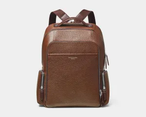 Reporter Zip Backpack - Tobacco Pebble