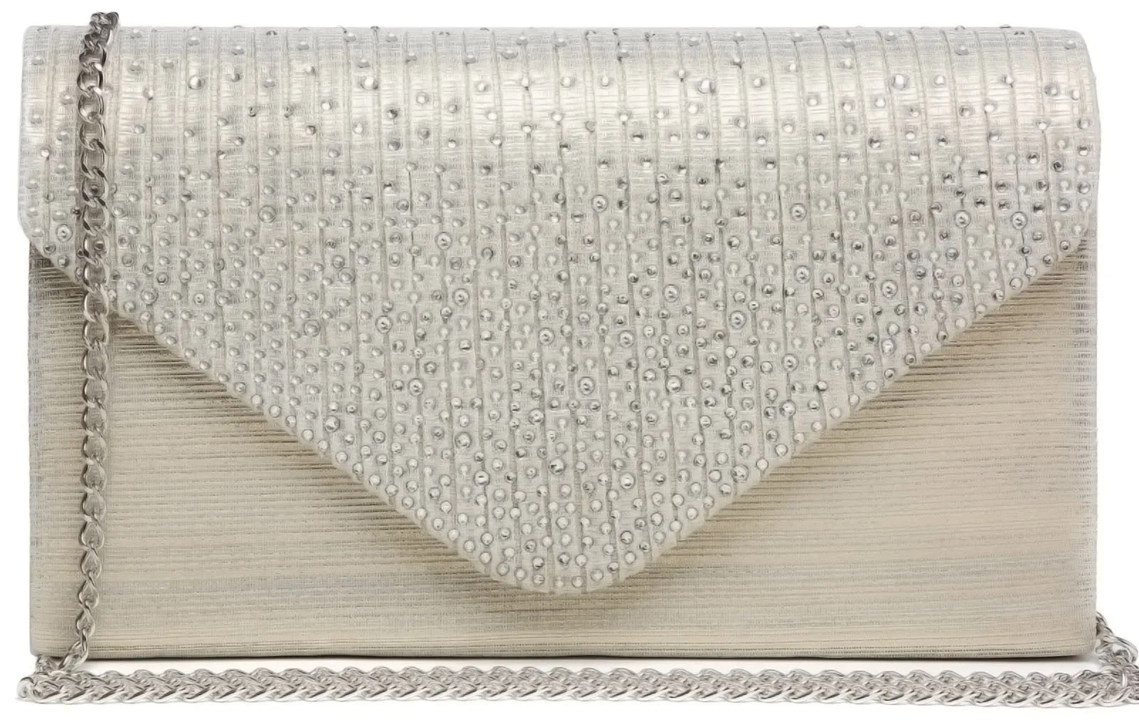 Rhinestone Envelope Evening Clutch