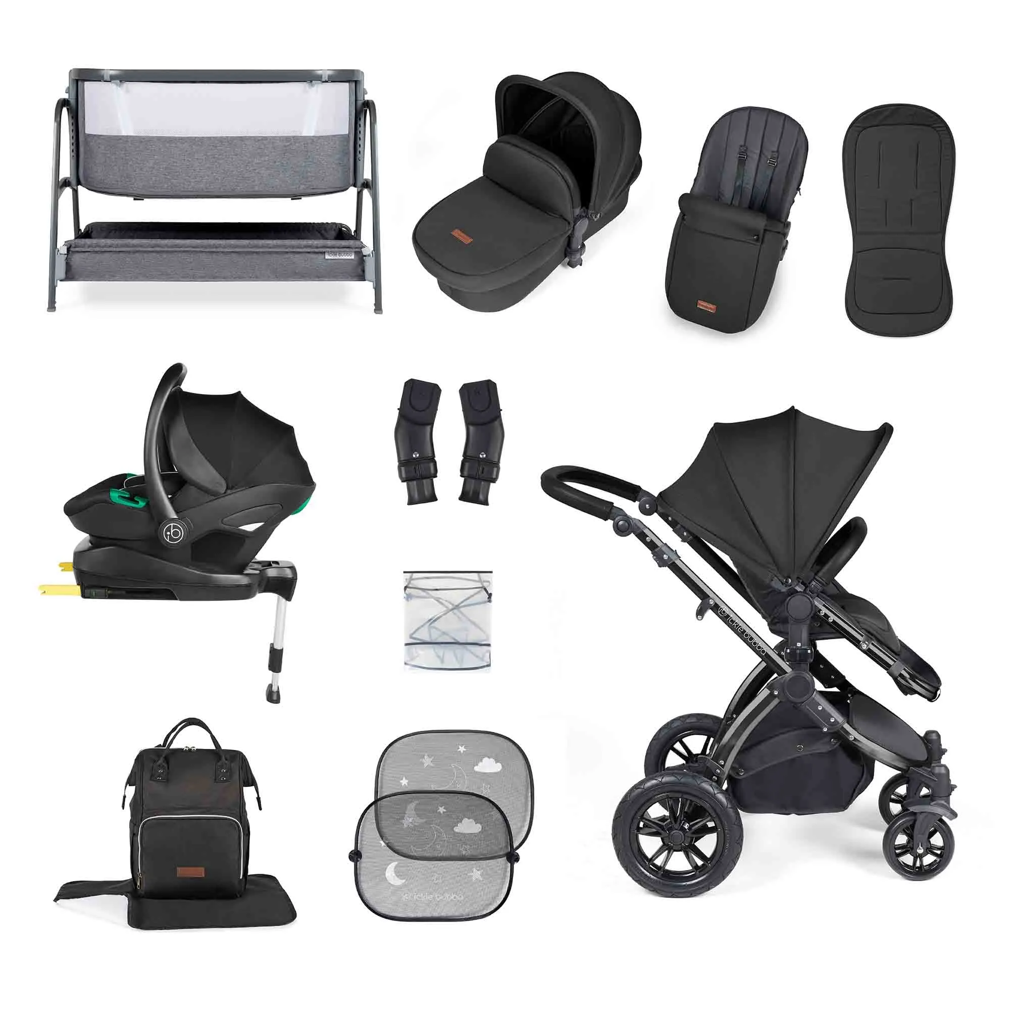 Stomp Luxe I-Size Travel System & Home 14 Piece Bundle