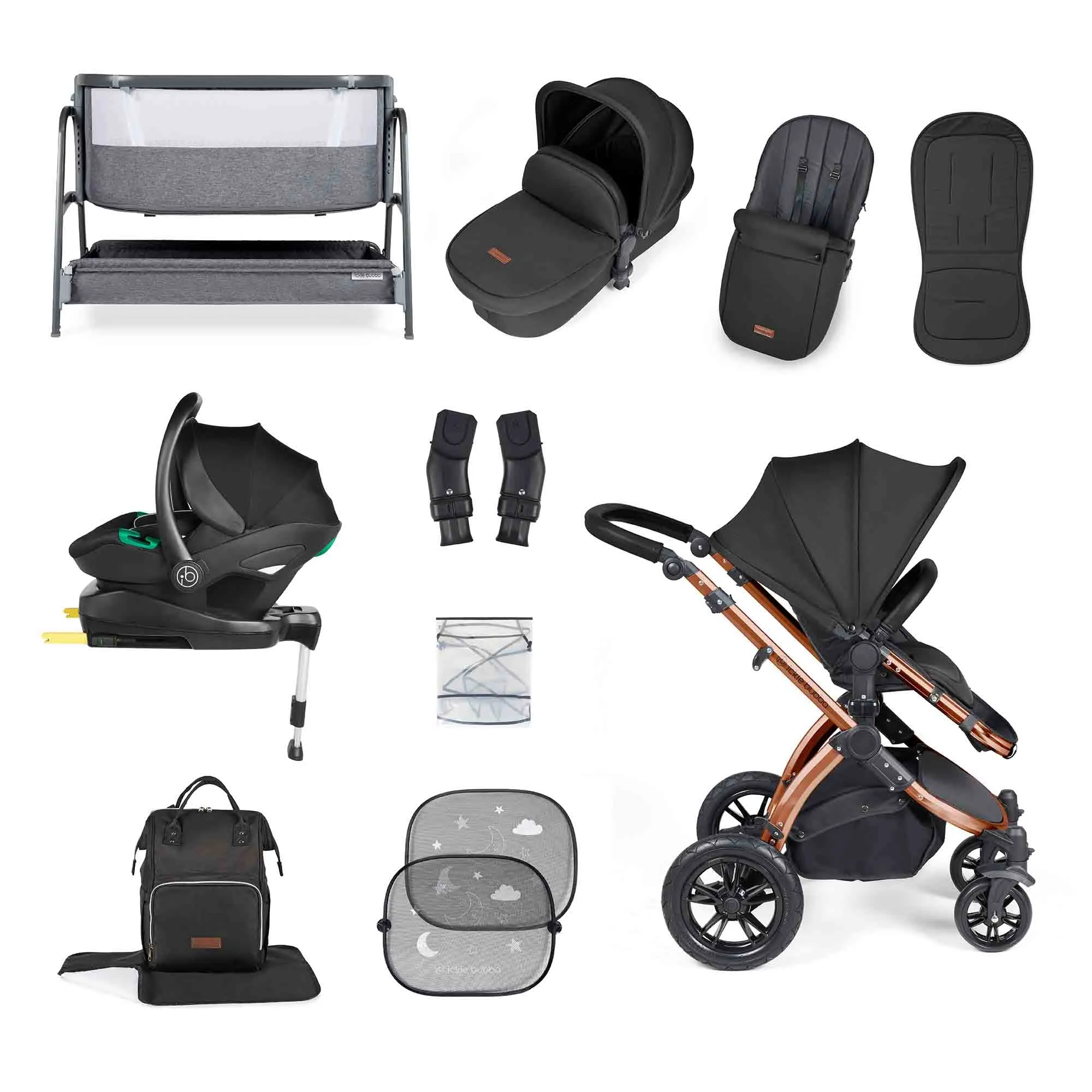 Stomp Luxe I-Size Travel System & Home 14 Piece Bundle