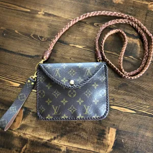 The Falcon - Full Monogram Vintage Wristlet/Crossbody/Clutch