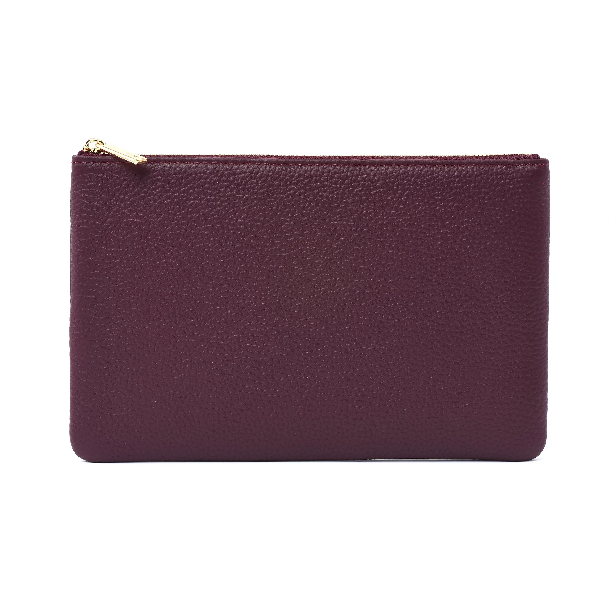 The "M" Case - Togo Leather Zipped Pouch